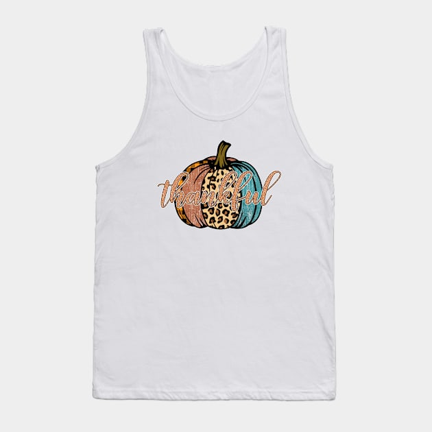 Thankful pumpkin Tank Top by Sabahmd